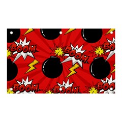 Pop Art Comic Pattern Bomb Boom Explosion Background Banner And Sign 5  X 3  by Simbadda