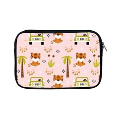 Cute Tiger Car Safari Seamless Pattern Apple Ipad Mini Zipper Cases by Simbadda