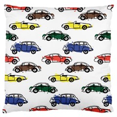 Cars Pattern Standard Premium Plush Fleece Cushion Case (one Side) by Simbadda