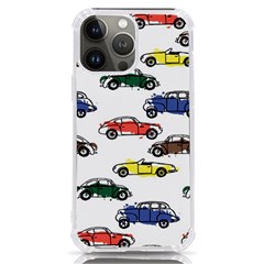 Cars Pattern Iphone 13 Pro Max Tpu Uv Print Case by Simbadda