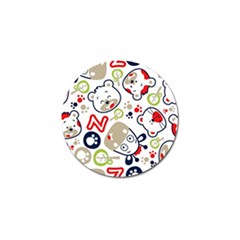 Animals Pattern Golf Ball Marker (10 Pack) by Simbadda