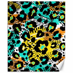 Seamless Leopard Wild Pattern Animal Print Canvas 16  X 20  by Simbadda