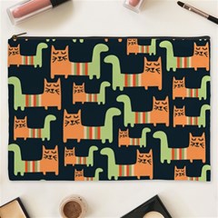 Seamless-pattern-with-cats Cosmetic Bag (xxxl) by Simbadda