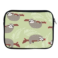 Sloths-pattern-design Apple Ipad 2/3/4 Zipper Cases by Simbadda