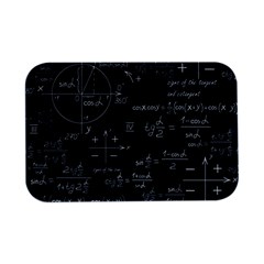 Mathematical-seamless-pattern-with-geometric-shapes-formulas Open Lid Metal Box (silver)   by Simbadda