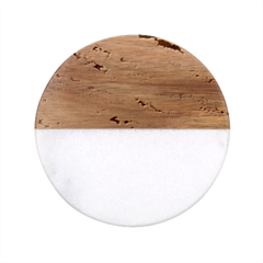 Camouflage Design Classic Marble Wood Coaster (round)  by Excel