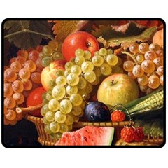 Fruits Two Sides Fleece Blanket (medium) by Excel