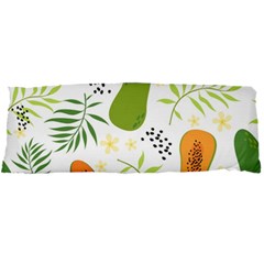 Seamless-tropical-pattern-with-papaya Body Pillow Case Dakimakura (two Sides) by Simbadda