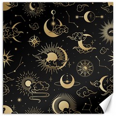 Asian Seamless Pattern With Clouds Moon Sun Stars Vector Collection Oriental Chinese Japanese Korean Canvas 12  X 12  by Grandong