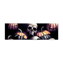 Halloween Party Skulls, Demonic Pumpkins Pattern Sticker Bumper (10 Pack) by Casemiro