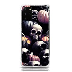 Halloween Party Skulls, Demonic Pumpkins Pattern Samsung Galaxy S20plus 6 7 Inch Tpu Uv Case by Casemiro