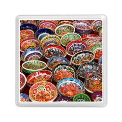 Art Background Bowl Ceramic Color Memory Card Reader (square) by Proyonanggan