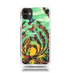 Monkey Tiger Bird Parrot Forest Jungle Style iPhone 11 TPU UV Print Case Front