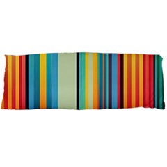 Colorful Rainbow Striped Pattern Stripes Background Body Pillow Case Dakimakura (two Sides) by Bangk1t