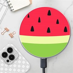 Watermelon Fruit Food Healthy Vitamins Nutrition Wireless Fast Charger(white) by pakminggu