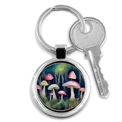 Mushroom Fungus Key Chain (round) by Ravend