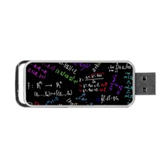 Mathematics  Physics Maths Math Pattern Portable Usb Flash (two Sides) by Grandong