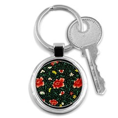 Background Vintage Japanese Design Key Chain (round) by Grandong