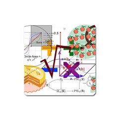 Mathematics Formula Physics School Square Magnet by Grandong