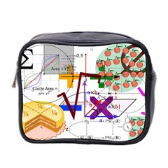 Mathematics Formula Physics School Mini Toiletries Bag (two Sides) by Grandong