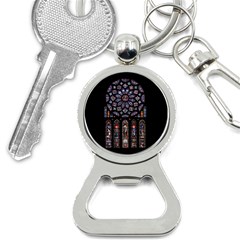 Chartres Cathedral Notre Dame De Paris Stained Glass Bottle Opener Key Chain by Grandong