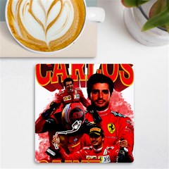 Carlos Sainz Uv Print Square Tile Coaster  by Boster123