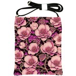 Plum Blossom Blossom Shoulder Sling Bag Front