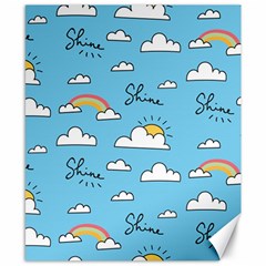 Sky Pattern Canvas 8  X 10  by pakminggu