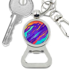 Multicolored-abstract-background Bottle Opener Key Chain by pakminggu