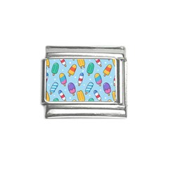 Cute-kawaii-ice-cream-seamless-pattern Italian Charm (9mm) by pakminggu