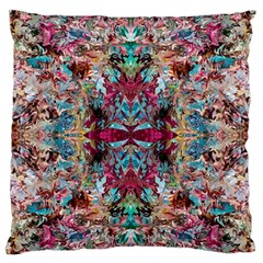 Blended Arabesque Standard Premium Plush Fleece Cushion Case (two Sides) by kaleidomarblingart