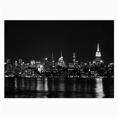 New York Skyline Large Glasses Cloth (2 Sides) by Bedest