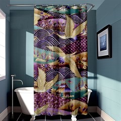 Textile-fabric-cloth-pattern Shower Curtain 36  X 72  (stall)  by Bedest