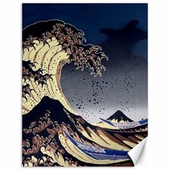 The Great Wave Off Kanagawa Japan Japanese Waves Canvas 12  X 16  by pakminggu