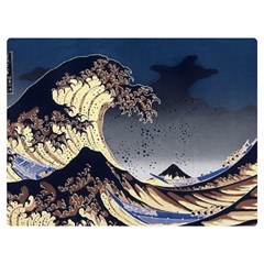 The Great Wave Off Kanagawa Japan Japanese Waves Premium Plush Fleece Blanket (extra Small) by pakminggu