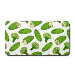 Vegetable Pattern With Composition Broccoli Medium Bar Mat by pakminggu