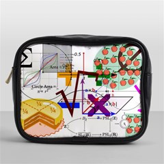 Mathematics Formula Physics School Mini Toiletries Bag (one Side) by Bedest