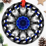 Kaleidoscope-abstract-round Ornament (Round Filigree) Front