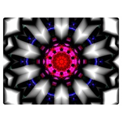 Kaleidoscope-round-metal Premium Plush Fleece Blanket (extra Small) by Bedest