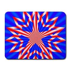 Star-explosion-burst-usa-red Small Mousepad by Bedest