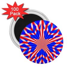 Star-explosion-burst-usa-red 2 25  Magnets (100 Pack)  by Bedest