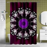 Kaleidoscope-round-circle-geometry Shower Curtain 48  x 72  (Small)  Curtain(48  X 72 )