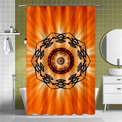 Abstract-kaleidoscope-colorful Shower Curtain 48  X 72  (small)  by Bedest