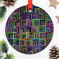 Wallpaper-background-colorful Ornament (round) by Bedest