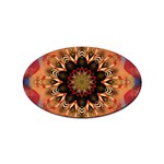 Abstract-kaleidoscope-design Sticker (Oval) Front