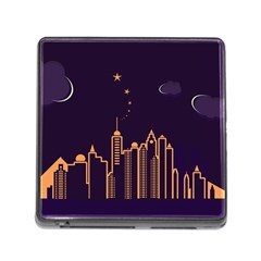 Skyscraper Town Urban Towers Memory Card Reader (square 5 Slot) by pakminggu