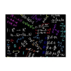 Mathematics  Physics Maths Math Pattern Crystal Sticker (a4) by pakminggu