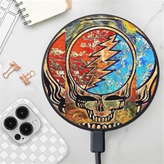 Grateful Dead Rock Band Wireless Fast Charger(black) by Cowasu