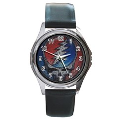 Grateful Dead Logo Round Metal Watch by Cowasu