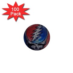 Grateful Dead Logo 1  Mini Magnets (100 Pack)  by Cowasu